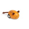 Bigjigs Toys Dřevěné natahovací zvířátko 1 ks Kočka oranžová
