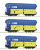 Roco Sada 3 ks nákladních výsypných vagónů PKP - 6600136