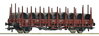 Roco Klanicový vagón Kbms 440 s ocelovými klanicemi DB - 6600268