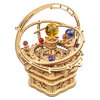 RoboTime 3D dřevěná skládačka hrací skříňky Historický orloj