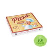 Krabice na pizzu z vlnité lepenky 30 x 30 x 3 cm, 100 ks