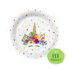 Papírový talíř PAW Eco 23 cm Special Day - Unicorn Party