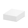 Blok kostka bílá 9x9x3,5 cm - lepená
