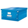 Archivačná krabica, A3, lakový lesk, LEITZ "Click&Store", modrá
