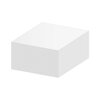 Blok kostka bílá 9x9x5 cm - sypaná