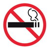 Etikety - informační "Zákaz kouření", 114x114mm
