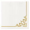 Ubrousky PAW AIRLAID 40x40 cm - Elegant Frame Gold