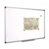 Biela, magnetická, utierateľná tabuľa,  hliníkový rám, 100 x 100cm