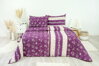 Ložní povlečení bavlněné Stanex purple (LS199), 140 x 220 + 90 x 70, Knoflíkové