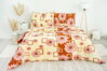 Ložní povlečení krepové Stanex slunečnice růžová (LS118), 140 x 220 + 90 x 70, Knoflíkové