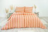 Ložní povlečení krepové Stanex Barunka oranžová (LS175), 140 x 220 + 90 x 70, Knoflíkové