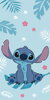 Dětská froté osuška Stitch a Lilo "Blue" - 70 x 140