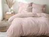 Ložní povlečení krepové Stanex Srdíčka pink (LS433), 140 x 200 + 90 x 70, Zip