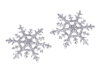 Nažehlovačka vločka s glitry Ø4 cm