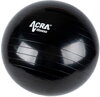 ACRA Míč gymnastický černý 85cm fitness balon rehabilitační do 150kg