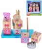 DŘEVO Kostky baby navlékací Peppa Pig 9 dílků *DŘEVĚNÉ HRAČKY*