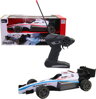 RC Auto závodní formule na vysílačku 27MHz kouřící na baterie Světlo 2 barvy