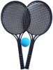 ACRA Tenis soft sada 2 pálky s míčkem na líný tenis