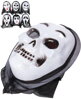 KARNEVAL Maska Halloween duch s šátkem 6 druhů *KARNEVALOVÝ DOPLNĚK*