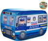 Stan policie látkový klučičí policejní auto v tašce