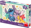 DINO Puzzle Stitch & Angel 24 dílků 26x18cm skládačka