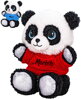 PLYŠ Panda v tričku se jménem 17cm 7 druhů *PLYŠOVÉ HRAČKY*