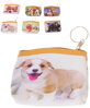 Peněženka dětská pejsci 12x9cm na zip 6 druhů v sáčku