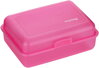 Svačinový lunch box dětský 18x13cm krabička na svačinu růžová matná
