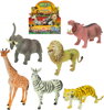 Zvířátko safari 15-20cm plastová figurka 6 druhů