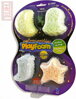 PlayFoam pěnová kuličková modelína set 4 barvy svítí ve tmě fosforeskuje