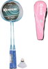 Badminton set 2 pálky + míček v pouzdře 2 barvy