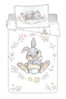 Jerry Fabrics Povlečení do postýlky Dupík White  baby 100x135, 40x60 cm