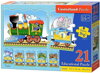 CASTORLAND Puzzle Učíme se čísla 1-10, Vláček 21 dílků