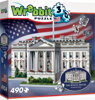 WREBBIT 3D 3D puzzle Bílý dům, Washington 490 dílků