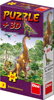 Puzzle s figurkou dinosaura: Brachiosaurus 60 dílků