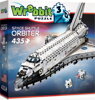 WREBBIT 3D 3D puzzle Raketoplán Orbiter 435 dílků
