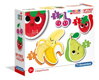 CLEMENTONI Moje první puzzle Ovoce 4v1 (2,3,4,5 dílků)