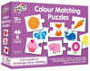 GALT Puzzle Barevné trojice 6x3 dílky