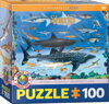 EUROGRAPHICS Puzzle Žraloci 100 dílků