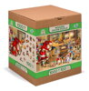 WOODEN CITY Dřevěné puzzle Santova dílna 2v1, 1010 dílků EKO