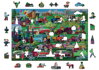 WOODEN CITY Dřevěné puzzle Veteráni 2v1, 505 dílků EKO