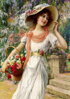 ENJOY Puzzle Emile Vernon: Květinová zahrada 1000 dílků