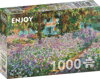 ENJOY Puzzle Claude Monet: Monetova zahrada v Giverny 1000 dílků