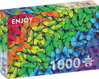 ENJOY Puzzle Duhoví motýlci 1000 dílků