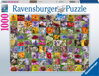 RAVENSBURGER Puzzle Včely na květinách 1000 dílků