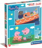 CLEMENTONI Puzzle Prasátko Peppa 2x20 dílků