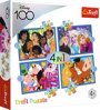 TREFL Puzzle Disney 100 let: Disneyho veselý svět 4v1 (35,48,54,70 dílků)