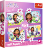 TREFL Puzzle Gábinin kouzelný domek 4v1 (35,48,54,70 dílků)