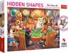 TREFL Puzzle Hidden Shapes: Herní večer 1086 dílků