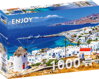 ENJOY Puzzle Ostrov Mykonos, Řecko 1000 dílků
